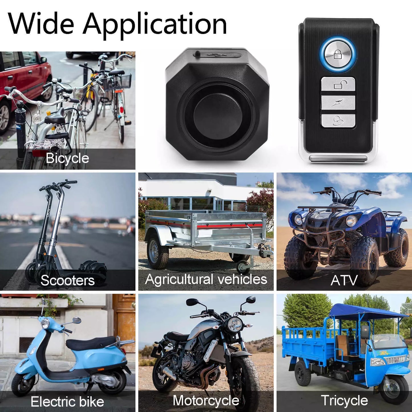 Anti Theft Bicycle Alarm – Waterproof, Remote & Secure