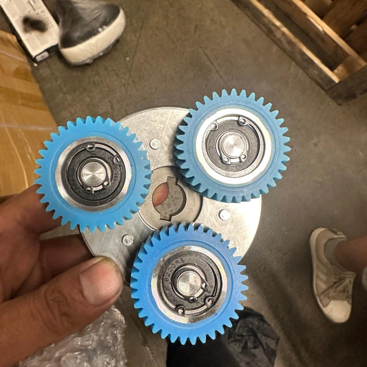 Blue Gear Set with Clutch for E-Bike | Durable & Smooth Ride