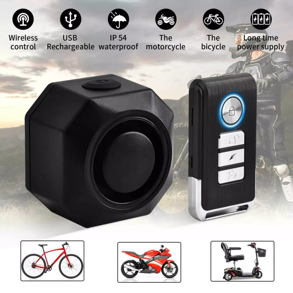 Anti Theft Bicycle Alarm – Waterproof, Remote & Secure